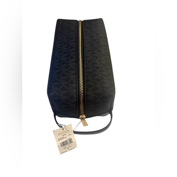 Michael Kors Jet Set Travel Cosmetic Pouch Black New with Tags - Picture 4 of 5